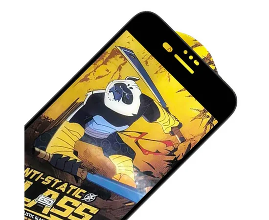 Защитное стекло 5D Anti-static Panda (тех.пак) для Apple iPhone 7 / 8 / SE (2020) (4.7") Черный