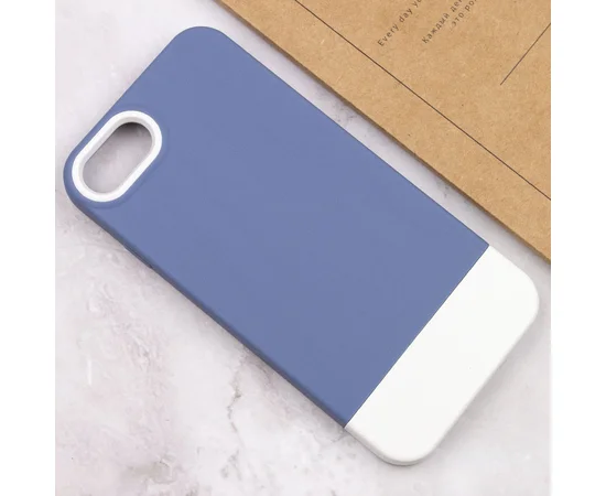 Чехол TPU+PC Bichromatic для Apple iPhone 7 / 8 / SE (2020) (4.7") Blue / White