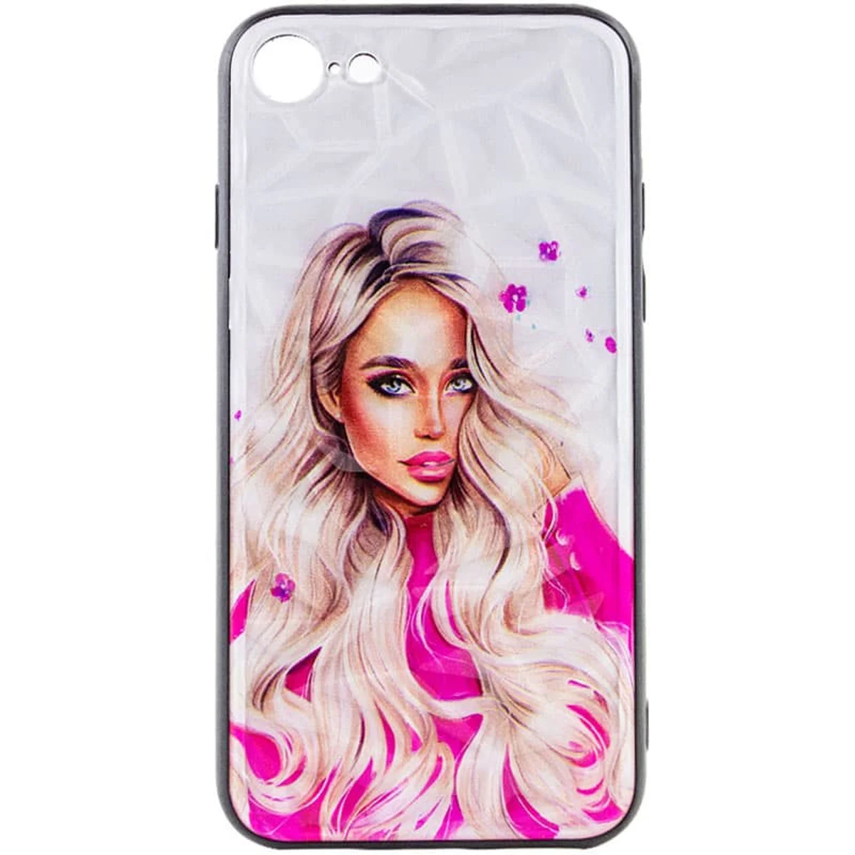 TPU+PC чехол Prisma Ladies для Apple iPhone 7 / 8 / SE (2020) (4.7") Pink