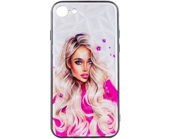 TPU+PC чехол Prisma Ladies для Apple iPhone 7 / 8 / SE (2020) (4.7") Pink