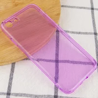 Матовый полупрозрачный TPU чехол с защитой камеры для Apple iPhone 7 / 8 / SE (2020) (4.7") Сиреневый / Lilac