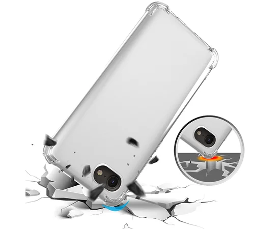 TPU чехол GETMAN Ease с усиленными углами для Apple iPhone SE (2020) / 7 / 8 Прозрачный / Transparent