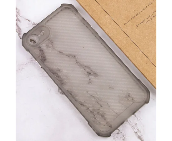 Чехол TPU Ease Carbon color series для Apple iPhone 7 / 8 / SE (2020) (4.7") Черный / Прозрачный