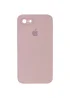 Чехол Silicone Case Square Full Camera Protective (AA) для Apple iPhone 7 / 8 / SE (2020) (4.7") Розовый / Pink Sand
