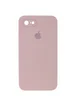 Чехол Silicone Case Square Full Camera Protective (AA) для Apple iPhone 7 / 8 / SE (2020) (4.7") Розовый / Pink Sand