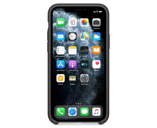 Силиконовый чехол Soft cover для Apple iPhone 7 / 8 (4.7") Черный / Black