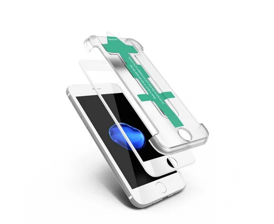 Защитное стекло Zifriend 3D with easy APP для Apple iPhone 7 / 8 (4.7") Белое