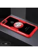TPU+PC чехол Deen CrystalRing for Magnet (opp) для Apple iPhone 7 / 8 / SE (2020) Бесцветный / Красный