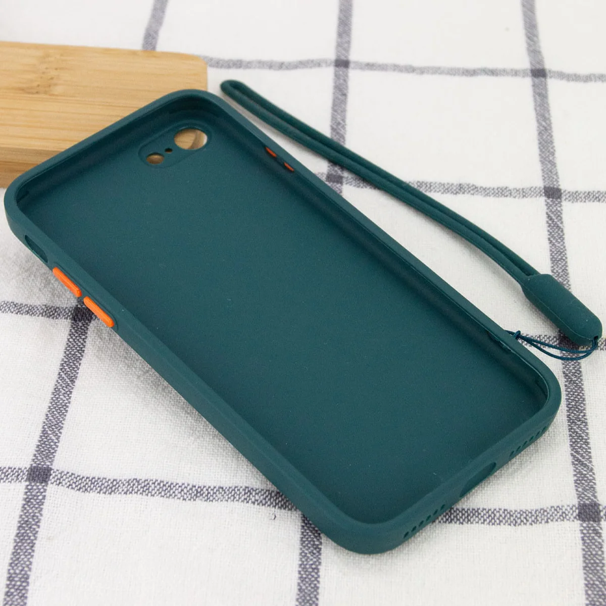 Чехол TPU Square Full Camera для Apple iPhone 7 / 8 / SE (2020) (4.7") Зеленый