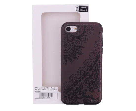 TPU чехол Secret Case Series для Apple iPhone 7 / 8 (4.7") Узор / Черный