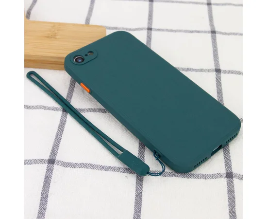 Чехол TPU Square Full Camera для Apple iPhone 7 / 8 / SE (2020) (4.7") Зеленый