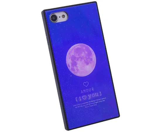 TPU+Glass чехол YCT прямоугольный для Apple iPhone 7 / 8 (4.7") Луна