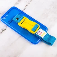 Чохол Handfree з кольоровим ремінцем для Apple iPhone 7/8/SE (2020) (4.7") Синій