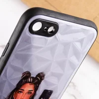 TPU+PC чохол Prisma Ladies для Apple iPhone 7 / 8 / SE (2020) (4.7") Black in White