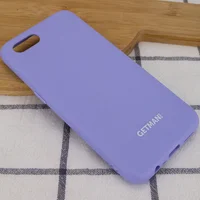 Чехол Silicone Case GETMAN for Magnet для Apple iPhone 7 / 8 / SE (2020) (4.7") Сиреневый / Dasheen