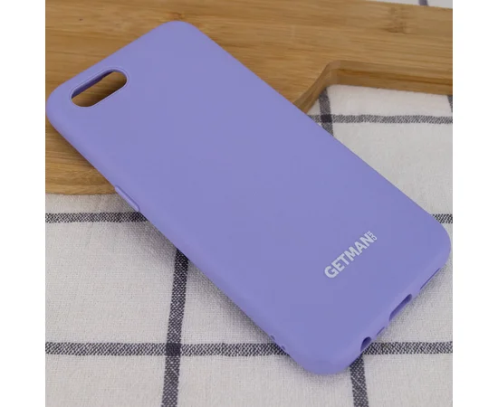 Чехол Silicone Case GETMAN for Magnet для Apple iPhone 7 / 8 / SE (2020) (4.7") Сиреневый / Dasheen