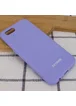 Чехол Silicone Case GETMAN for Magnet для Apple iPhone 7 / 8 / SE (2020) (4.7") Сиреневый / Dasheen