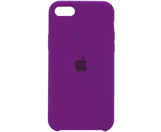 Чехол Silicone Case (AA) для Apple iPhone SE (2020) Фиолетовый / Dark Purple