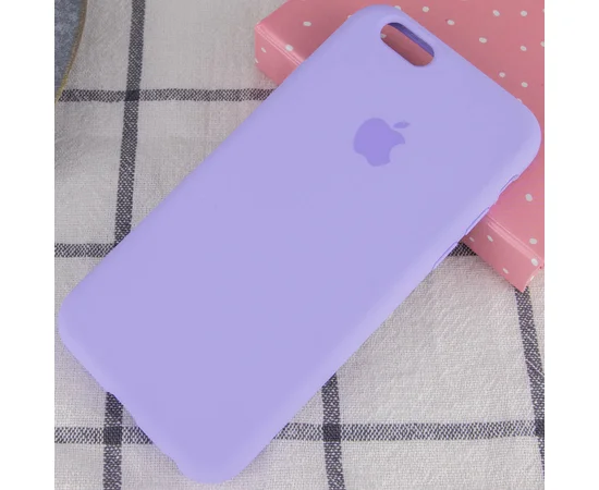 Чехол Silicone case (A) (с закрытым низом) для Apple iPhone 7 / 8 (4.7") Сиреневый / Dasheen