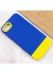 Чехол TPU+PC Bichromatic для Apple iPhone 7 / 8 / SE (2020) (4.7") Navy Blue / Yellow