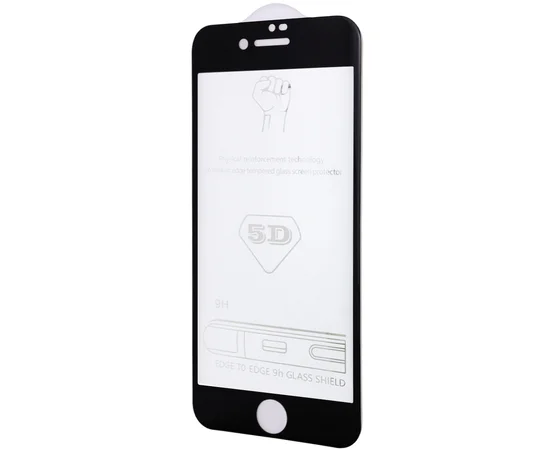 Защитное стекло 5D Hard (full glue)  для Apple iPhone 7 / 8 (4.7") Черный