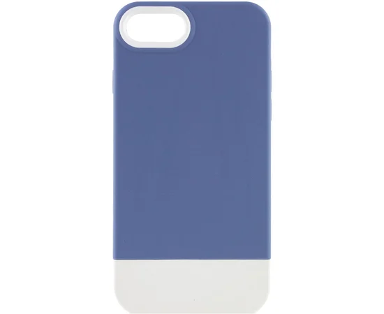 Чехол TPU+PC Bichromatic для Apple iPhone 7 / 8 / SE (2020) (4.7") Blue / White
