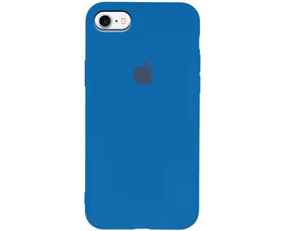 Чехол Silicone Case Slim Full Protective для Apple iPhone 7 / 8 (4.7") Синий / Blue