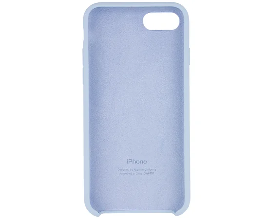 Чехол Silicone case (AAA) для Apple iPhone 7 / 8 (4.7") Голубой / Sky Blue