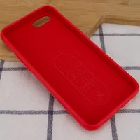 Чехол Silicone Case GETMAN for Magnet для Apple iPhone 7 / 8 / SE (2020) (4.7") Красный / Red