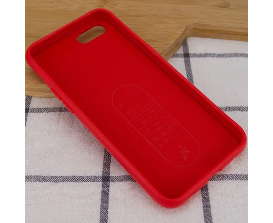 Чехол Silicone Case GETMAN for Magnet для Apple iPhone 7 / 8 / SE (2020) (4.7") Красный / Red