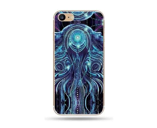 Тонкий силиконовый чехол "Чакра" с прозрачными краями для Apple iPhone 7 / 8 (4.7")