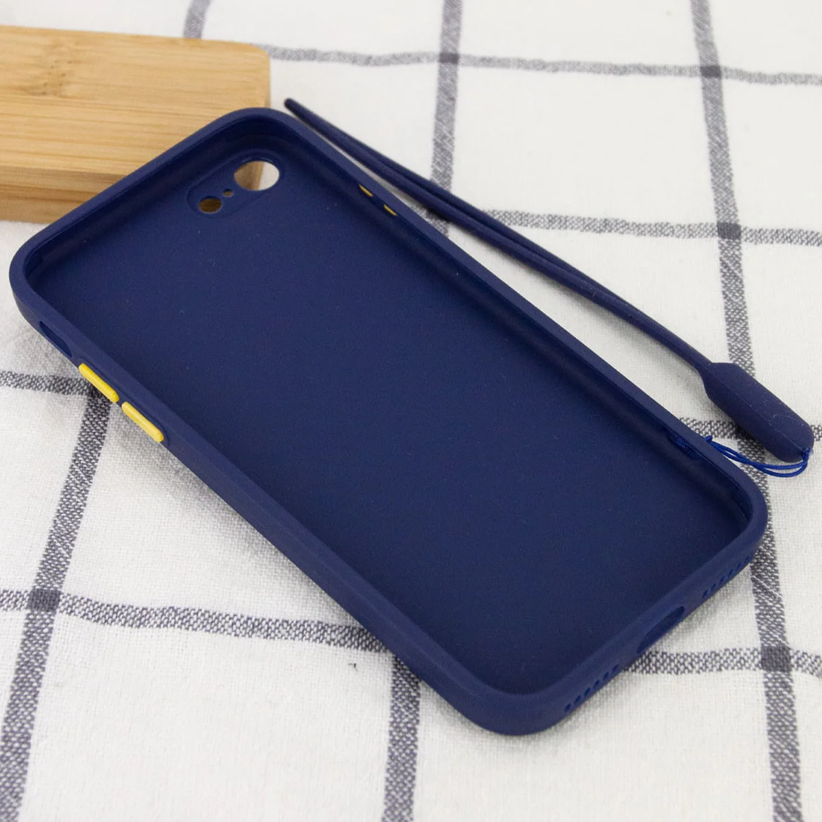 Чехол TPU Square Full Camera для Apple iPhone 7 / 8 / SE (2020) (4.7") Синий