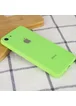 TPU+Glass чехол GLOSSY Logo Full camera (opp) для Apple iPhone 7 / 8 / SE (2020) (4.7") Салатовый