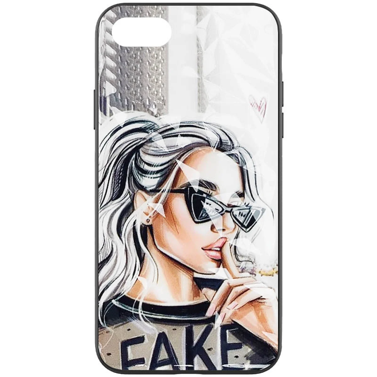 TPU + PC чохол Prisma Ladies для Apple iPhone 7/8 / SE (2020) (4.7 ") Fake
