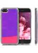 Неоновый чехол Neon Sand glow in the dark для Apple iPhone 7 / 8 (4.7") Фиолетовый / Розовый