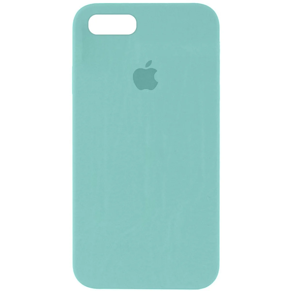 Чохол Silicone Case Square Full Camera Protective (AA) для Apple iPhone 7/8/SE (2020) (4.7") Бірюзовий / Ice Blue