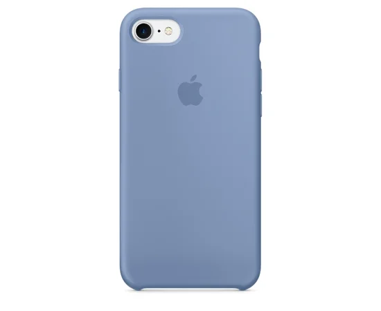 Чехол Silicone case (A) для Apple iPhone 7 / 8 (4.7") Голубой / Sky Blue