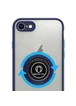 TPU+PC чехол Deen ColorEdgingRing for Magnet для Apple iPhone 7 / 8 / SE (2020) Синий