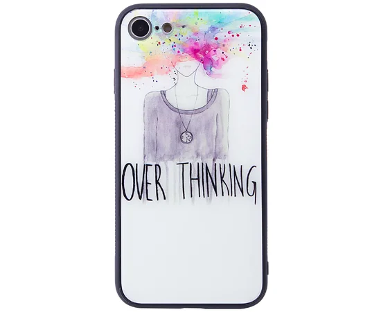 TPU+Glass чехол YCT для Apple iPhone 7 / 8 (4.7")  Искусство