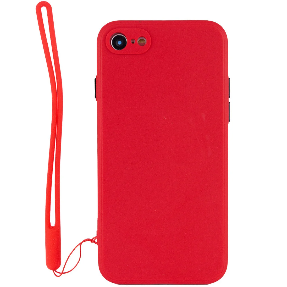 Чехол TPU Square Full Camera для Apple iPhone 7 / 8 / SE (2020) (4.7") Красный