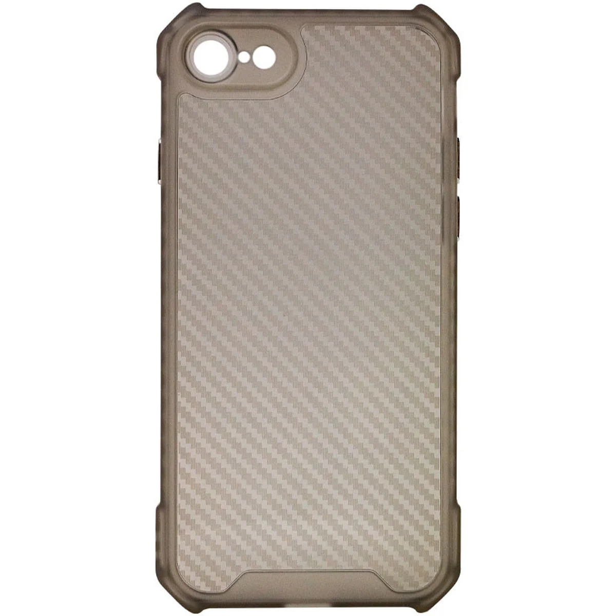 Чохол TPU Ease Carbon для Apple iPhone 7 / 8 / SE (2020) (4.7") Чорний / Прозорий