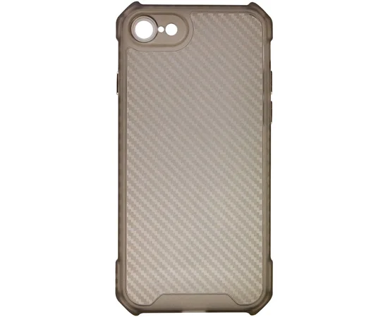 Чехол TPU Ease Carbon color series для Apple iPhone 7 / 8 / SE (2020) (4.7") Черный / Прозрачный