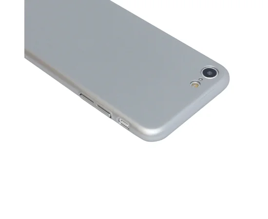 Пластиковая накладка soft-touch с защитой торцов Joyroom для Apple iPhone 7 / 8 (4.7") Серебряный