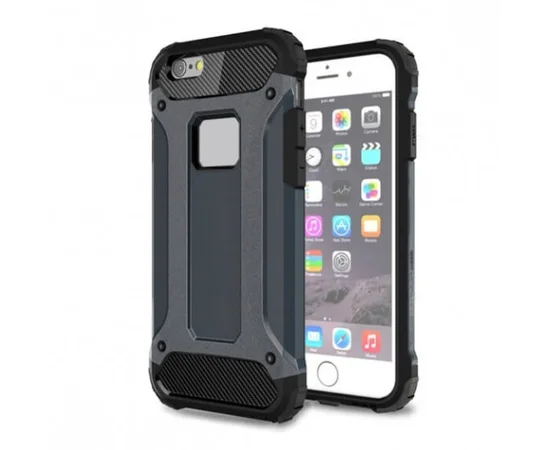 Бронированный противоударный TPU+PC чехол Immortal для Apple iPhone 7 / 8 (4.7") Серый / Metal slate