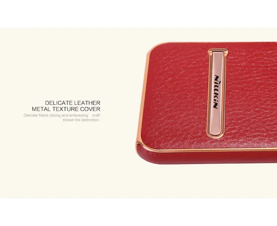 Кожаная накладка с подставкой Nillkin M-Jarl Series для Apple iPhone 7 / 8 (4.7") Красный