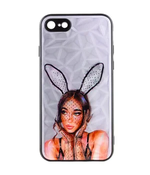TPU+PC чехол Prisma Ladies для Apple iPhone 7 / 8 / SE (2020) (4.7") Rabbit