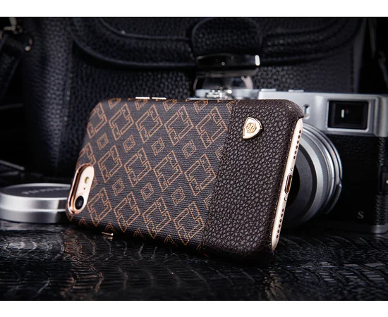 Чехол накладка Nillkin Oger Series для Apple iPhone 7 / 8 (4.7") Коричневый