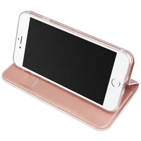 Чохол-книжка Dux Ducis з кишенею для візиток для Apple iPhone 7/8/SE (2020) (4.7") Rose Gold