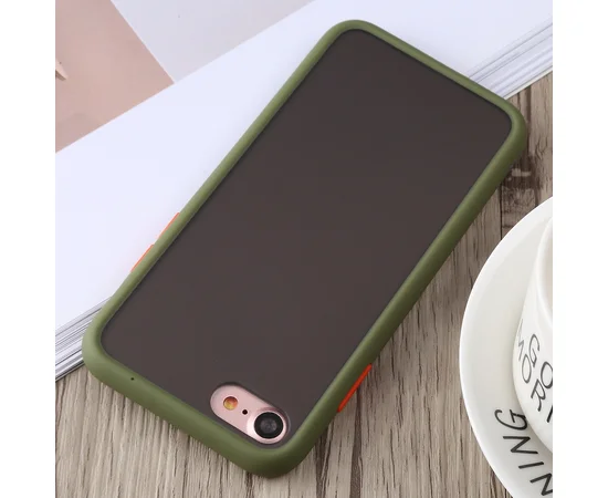 TPU чехол LikGus Maxshield для Apple iPhone 7 / 8 (4.7") Зеленый