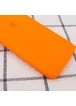 Чехол Silicone Case Square Full Camera Protective (AA) для Apple iPhone 7 / 8 / SE (2020) (4.7") Оранжевый / Bright Orange